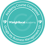 BrightLocal Academy Certificate for Google Business Profile Management 101