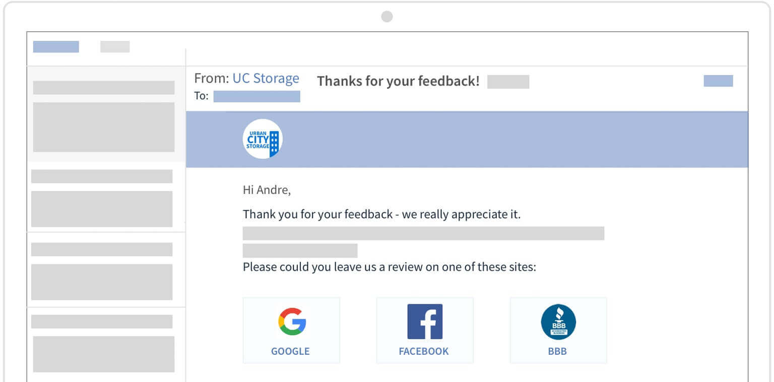 make the process easy for collecting reviews