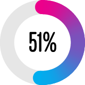 51 per cent
