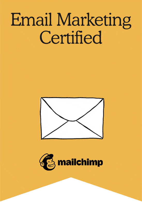 Mailchimp email Marketing certified
