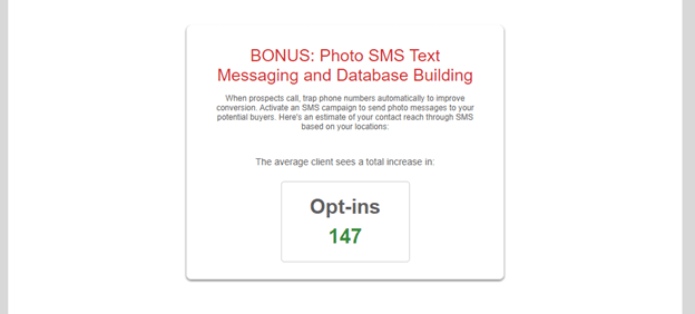 Photo SMS Text Messaging and Database Building