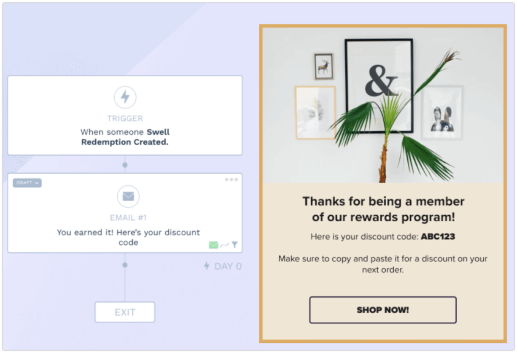 Email reward